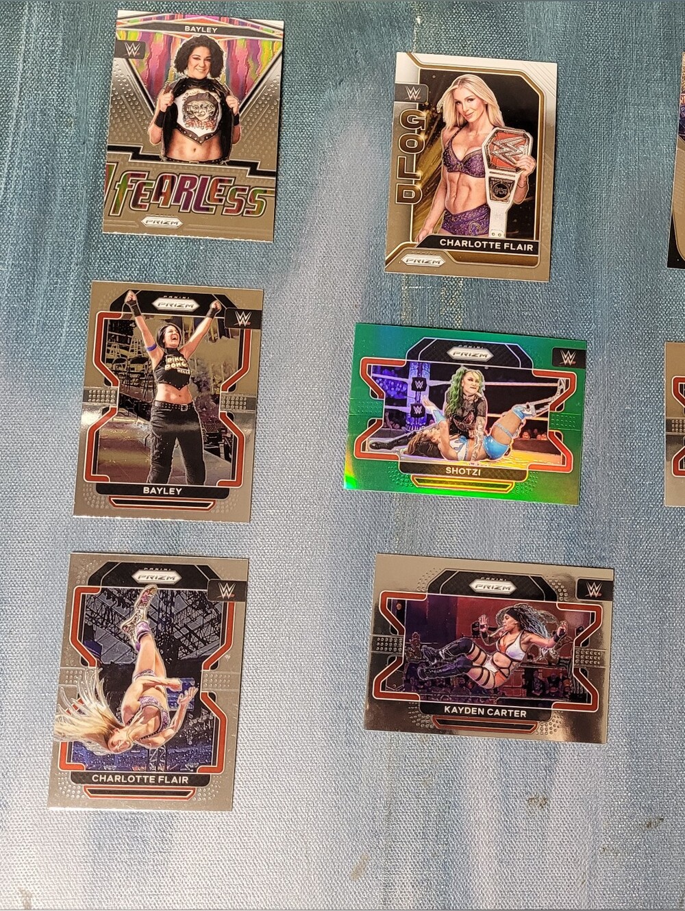 WWE Women's Division Trading Card Lot